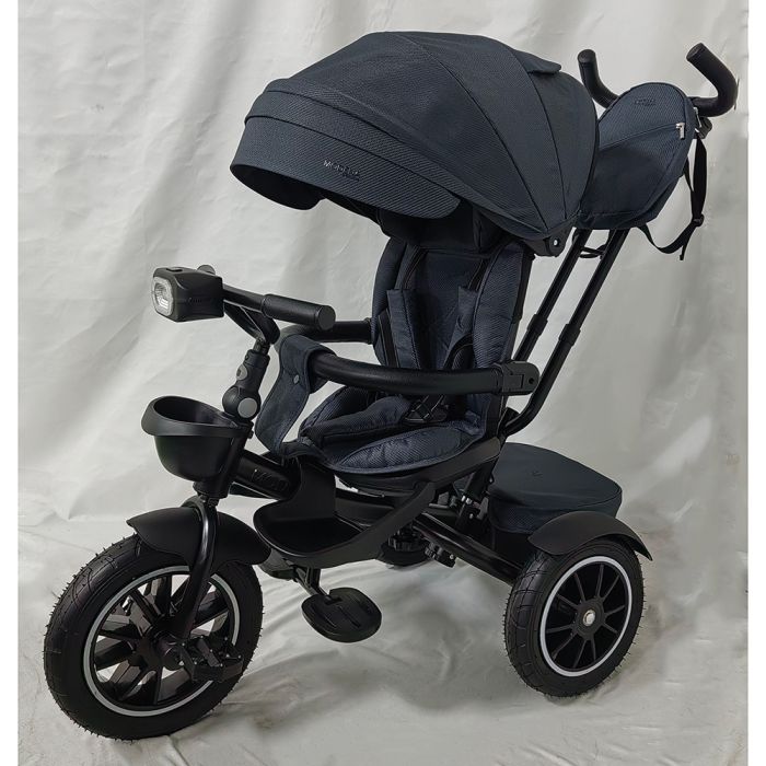 Дитячий триколісний Велосипед EL CAMINO MODENA (ME 1193 Dark Gray) поворотне сидіння