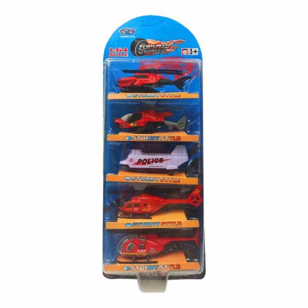 Ігровий набір вертольотів MZ568 металевий  Червоний