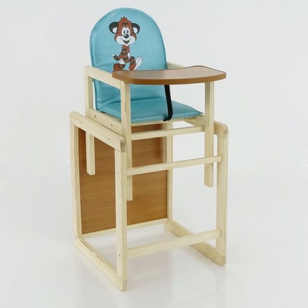 Стільчик для годування Мася (49817) Блакитний
