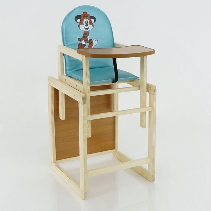 Стільчик для годування Мася (49817) Блакитний
