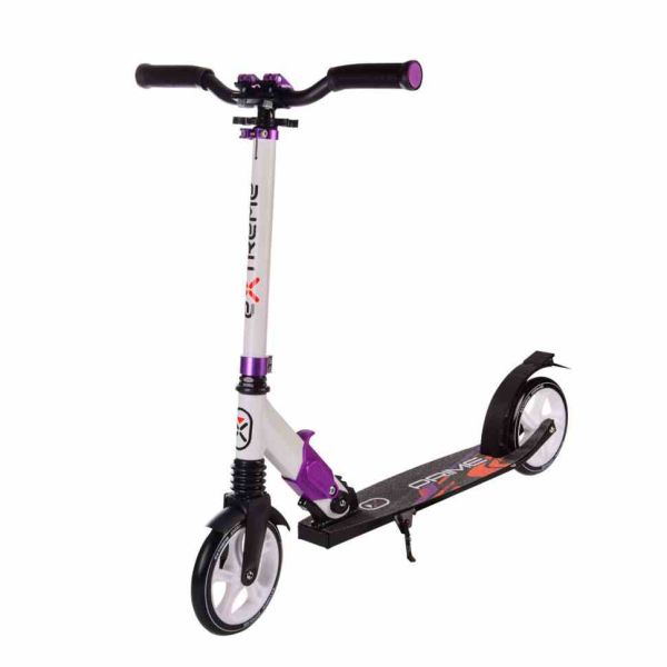Самокат міський 2-х колісний SC21015 (RL7T), Extreme Motion PRIME, PU180 мм, алюмінієвий  Фіолетовий