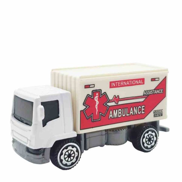 Машинка іграшкова Спецтехніка АвтоПром 7637 масштаб 1:64, металева  Ambluance