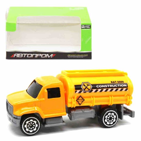 Машинка іграшкова Спецтехніка АвтоПром 7628 масштаб 1:64, металева  Цистерна