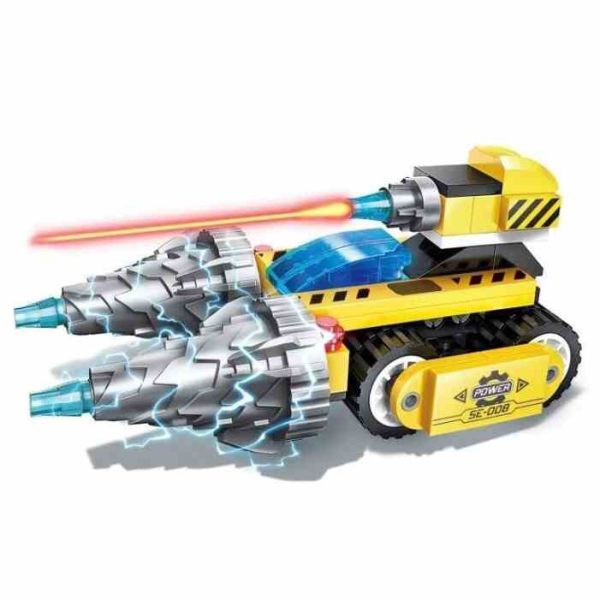 Дитячий Конструктор Qman 1408-1-8 транспорт, 76 дет  Digging Machine