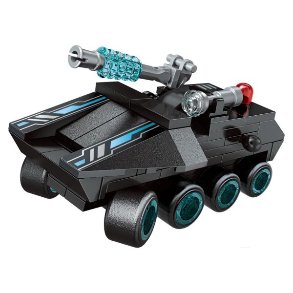 Дитячий Конструктор Qman 1413-1-8 транспорт, зброя, 95 дит.  Cannon Sturmpanzer