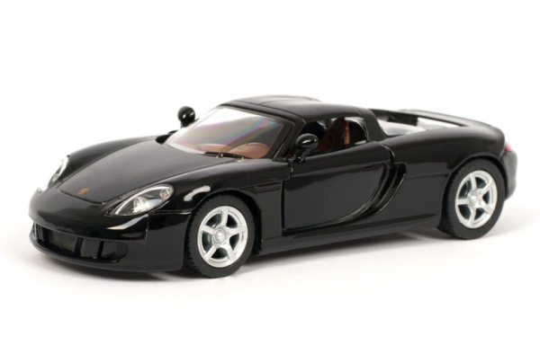 Колекційна машинка Porsche Carrera GT KT5081W інерційна  Black