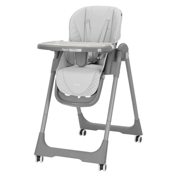 Дитячий Стілець для годування TILLY Junior (T-671 Light Grey) складний