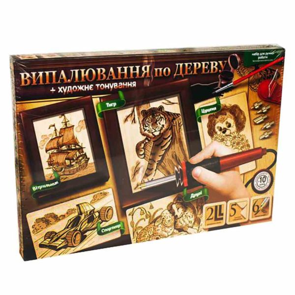 Набір для творчості "Випалювання по дереву" WD-01-01U  WD-01-01U