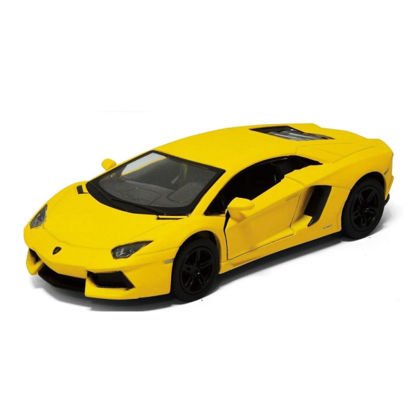 Автомодель легкова LAMBORGHINI AVENTADOR LP 700-4, 5" KT5355W, 1:38  Жовтий