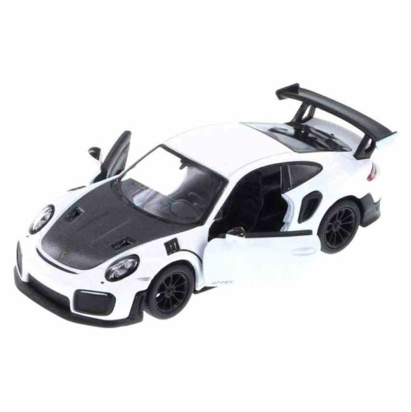 Автомодель легкова PORSCHE 911 GT2 RS 5" KT5408W, 1:36  Білий