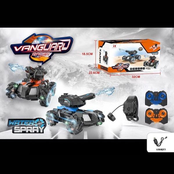 Танк на радіокеруванні - 2 види, постріли водою (LH-C 041 B)