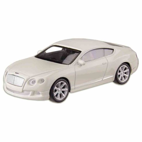 Машина металева BENTLEY CONTINENTAL GT "WELLY" 44036CW масштаб 1:43 Білий