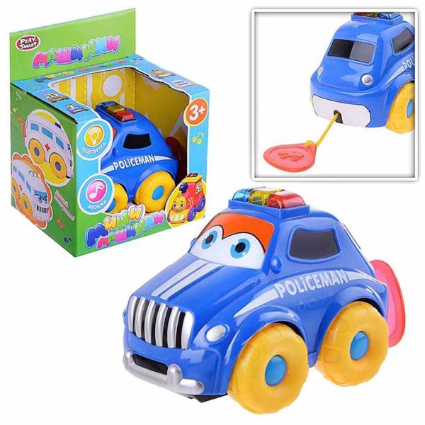 Музична машинка Міські служби PlaySmart 7438 з підсвічуванням
 Синя поліція
