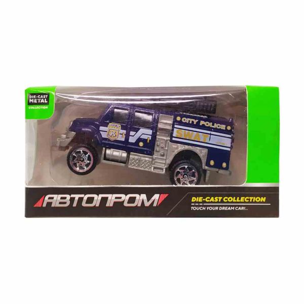 Дитяча металева машинка АвтоПром 7629 масштаб 1:64   S.W.A.T. з водометом