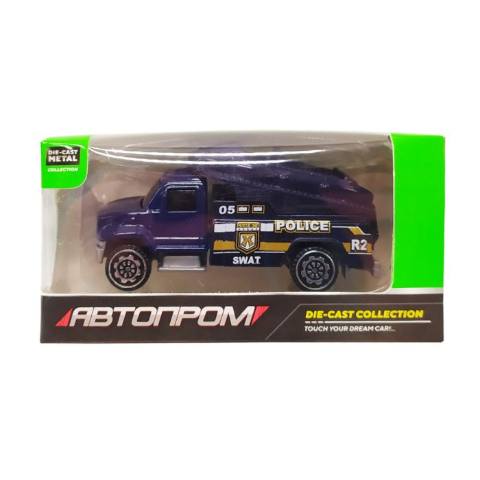 Дитяча металева машинка АвтоПром 7629 масштаб 1:64   Вантажівка