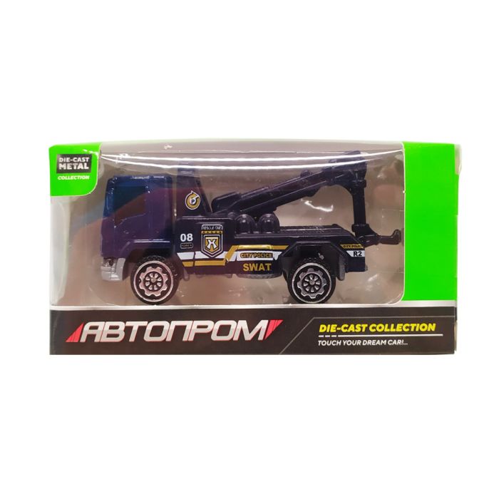 Дитяча металева машинка АвтоПром 7629 масштаб 1:64   Евакуатор