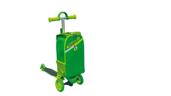 Дитячий триколісний Самокат із рюкзаком Y-Volution Y Glider To Go XL 100913 Зелений