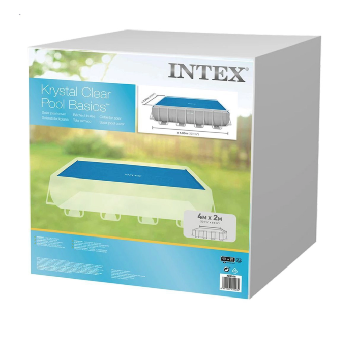 Теплозберігаюче покриття (солярна плівка) для басейну Intex 28028, 378-186 см