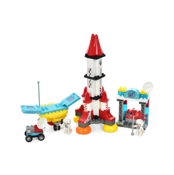 Дитячий конструктор "Космічна ракета" Bambi 5455 126 деталей