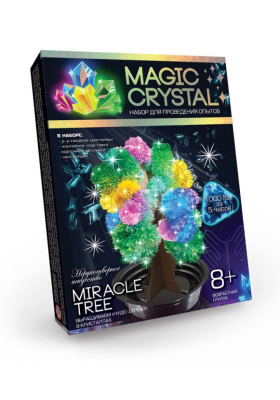 Дитячий набір для проведення дослідів "MAGIC CRYSTAL" OMC-01-01 безпечний  Чудо-дерево