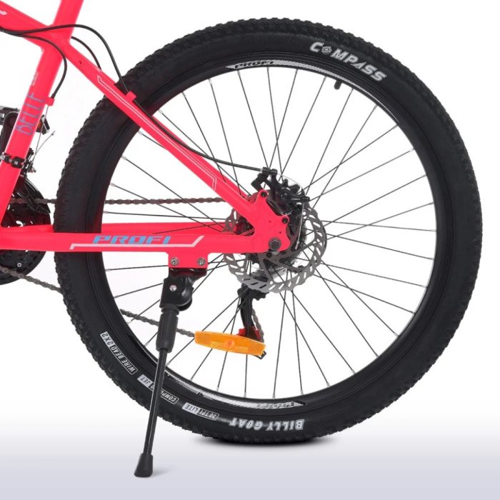 Велосипед "BELLE" PROF1 G26BELLE A26.1 26 д. Алюм.рама 17 ", SHIMANO 21SP, алюм.DB, FW TZ500, малиново-білий
