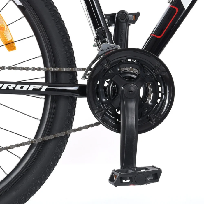 Велосипед  "EVEREST" PROF1 G275EVEREST A275.127,5 д. Алюм.рама 19 ", SHIMANO 21SP, алюм.DB, CS TZ500, чорний
