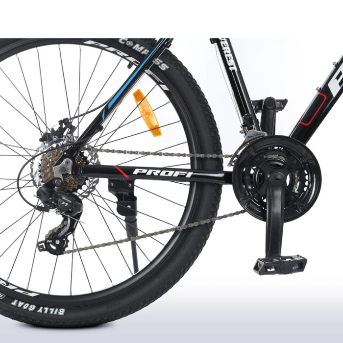 Велосипед  "EVEREST" PROF1 G275EVEREST A275.127,5 д. Алюм.рама 19 ", SHIMANO 21SP, алюм.DB, CS TZ500, чорний