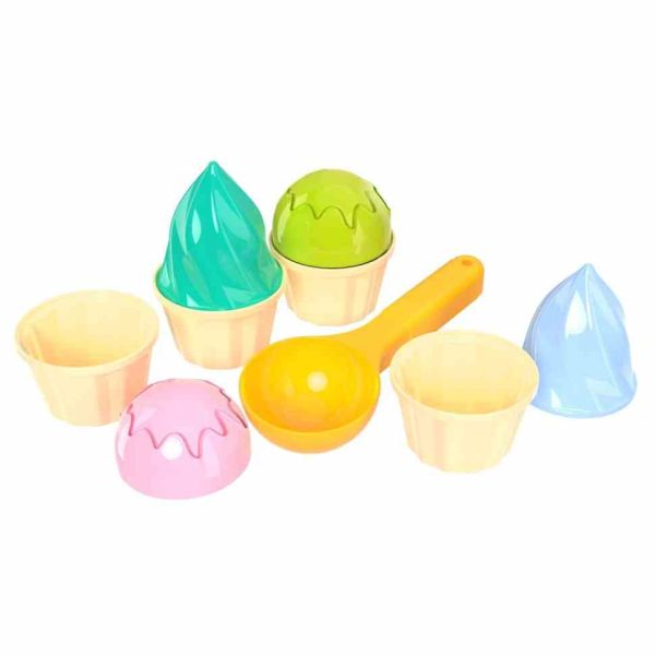 Іграшка "Набір для гри з піском" ТехноК 6610TXK, 4 формочки та ложечка