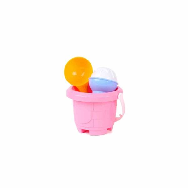 Дитячий набір для гри з піском ТехноК 7068TXK, 3 кольори Рожевий