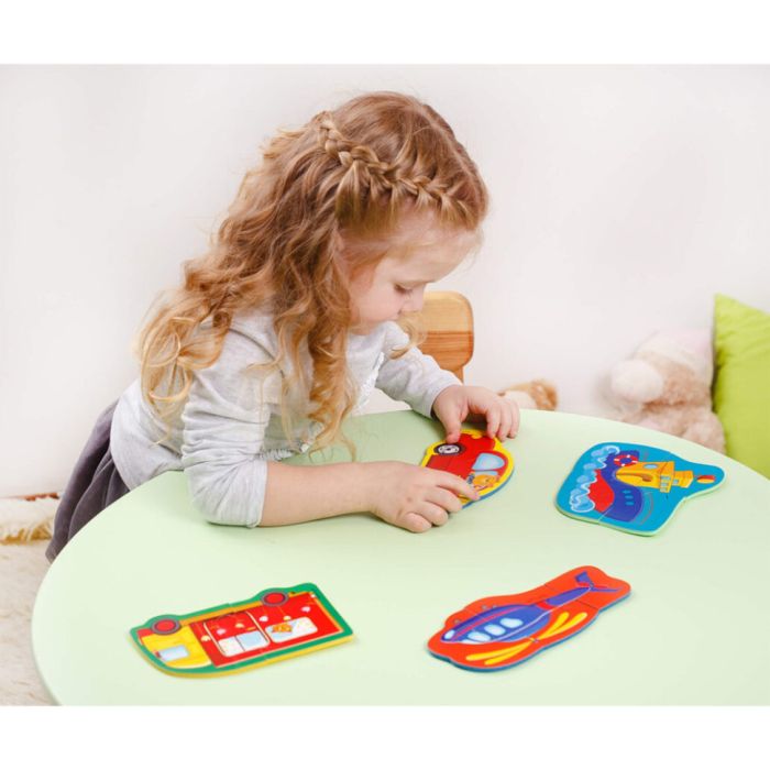 Дитячі пазли Baby puzzle "Транспорт" Vladi toys VT1106-96