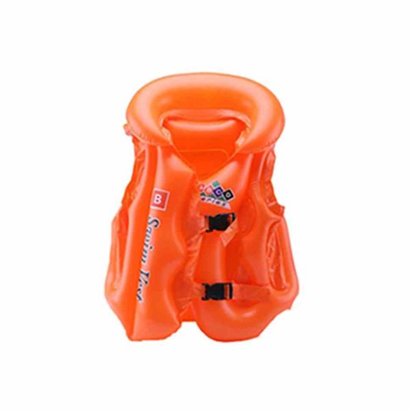 Дитячий надувний жилет BT-IG-0007, розмір S, 43 x 36,5 см Помаранчевий