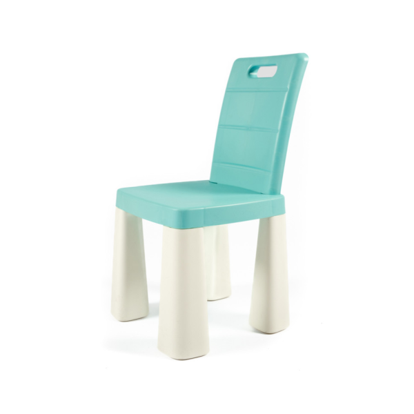 Дитячий стілець-табурет 04690/1/2/3/4/5 висота табуретки 30 см Бірюзовий