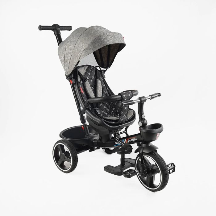 Дитячий триколісний Велосипед BestTrike "Oscar" (6390 – 18-698) поворотне сидіння, кермо складається