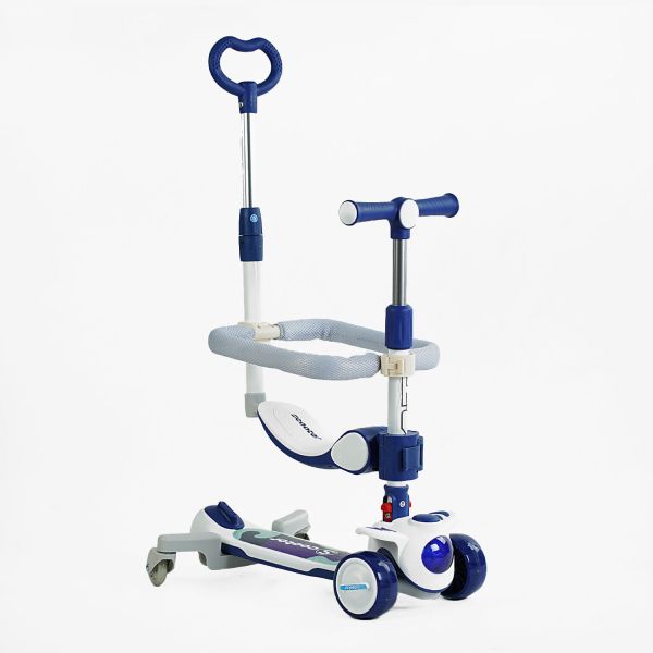 Дитячий триколісний Самокат "Skyper" 5в1 (RT-13409) світло, укр. озвучка