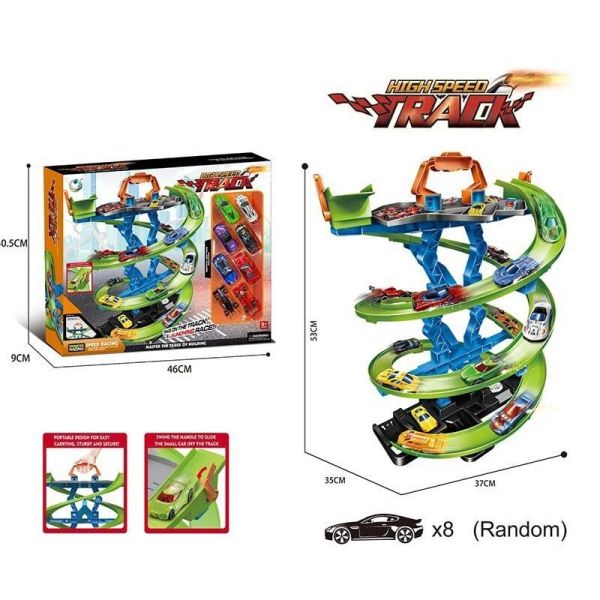 Трек 011-97 (16) 8 металопластикових машинок, в коробці