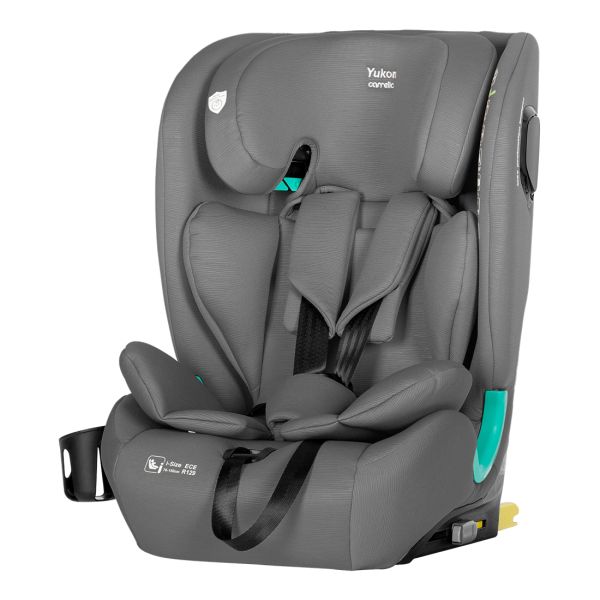 Дитяче Автокрісло CARRELLO Yukon (CRL-15808 Seashell Grey) i-Size 76-150см ISOFIX з нахилом+підсклянник