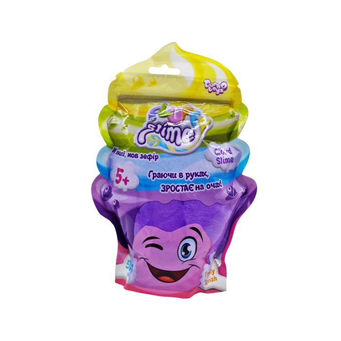 В'язка маса "Fluffy Slime" FLS-02-01U упаковка 500 мл Фіолетовий