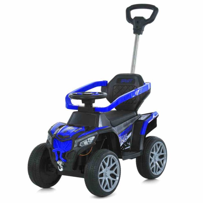 Дитяча каталка-толокар Квадроцикл Bambi Racer (M 6126EBLR-4) шкіра, музика, світло