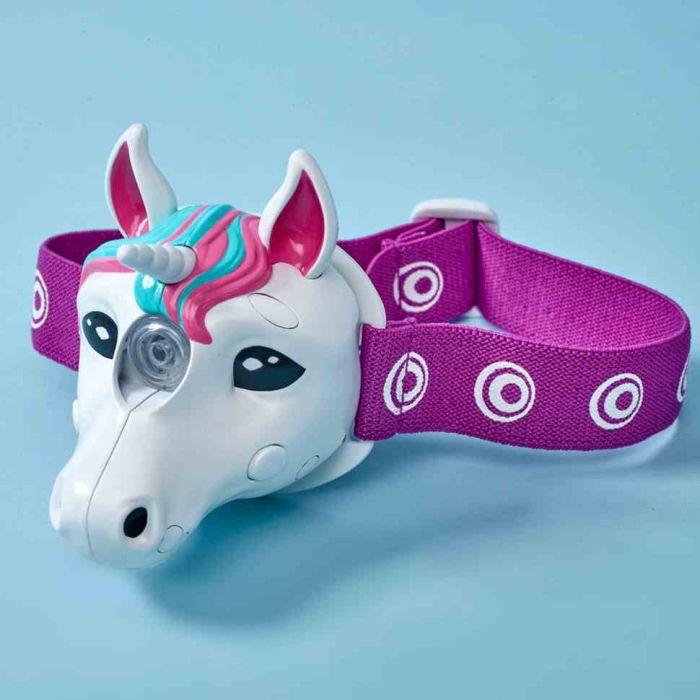 Дитячий налобний ліхтарик Казковий єдиноріг Brainstorm Toys E2074 зі світлом та звуком