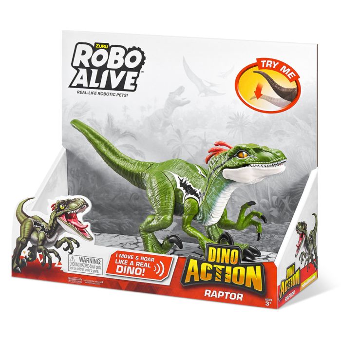 Інтерактивна іграшка Раптор Pets & Robo Alive 7172 зі звуком
