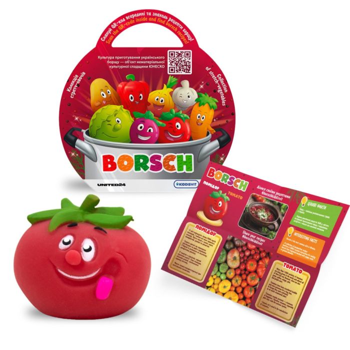 Стретч-іграшка у вигляді овоча "Борщ" Borsch 41/CN23 у дисплеї