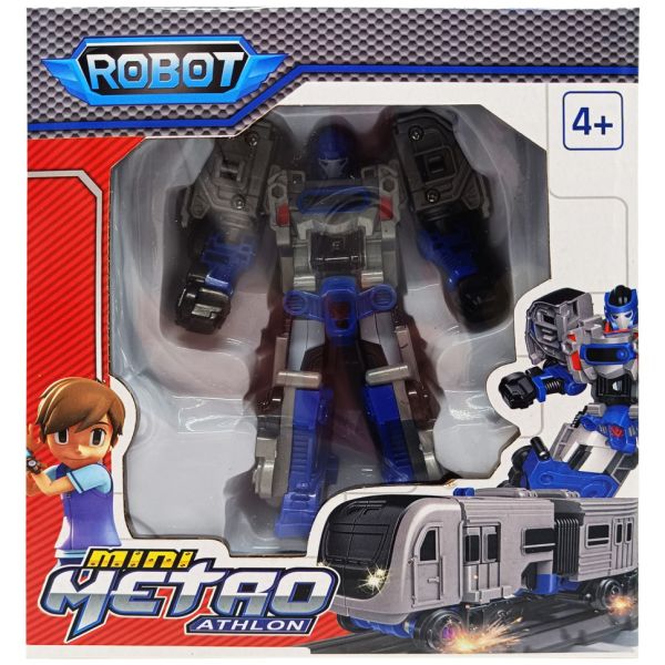 Машинка-трансформер "Tobot 2 в 1" 525-1(Blue-1) пластик