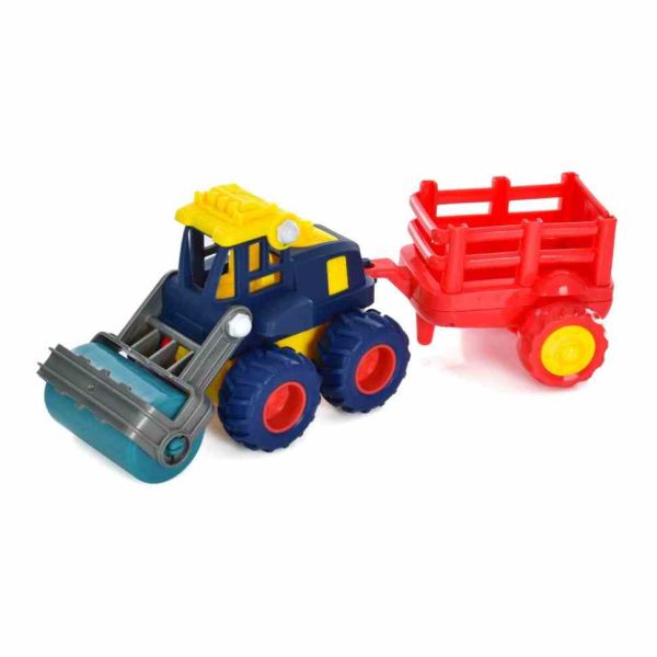 Дитяча машинка інерційна "Будівельна" 2018-55 з причепом  Вид 2