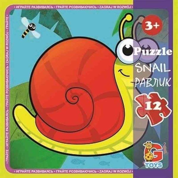 Пазли дитячі "Комахи" LI02, 12 елементів