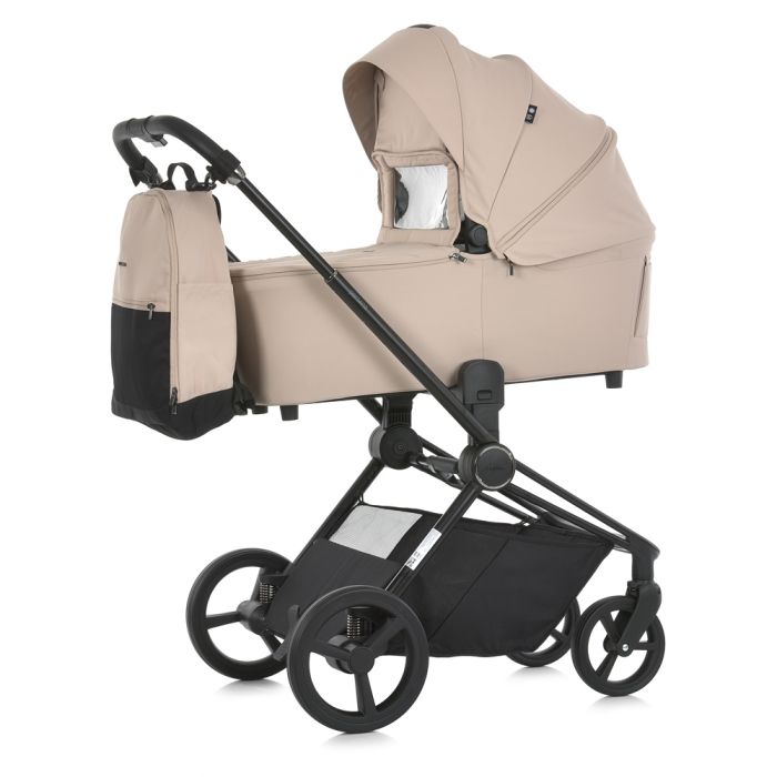 Дитяча універсальна Коляска EL CAMINO PERSONA 2в1 (ME 1091-1 Pearl Beige) москітна сітка