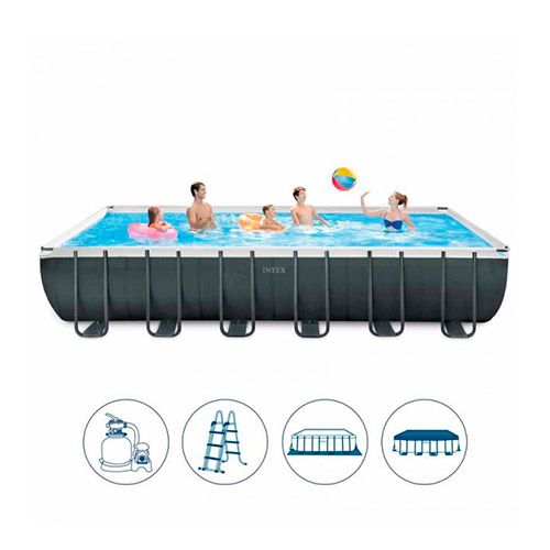 Басейн каркасний Intex (26364) розмір 732-366-132см (у 2-х коробках)