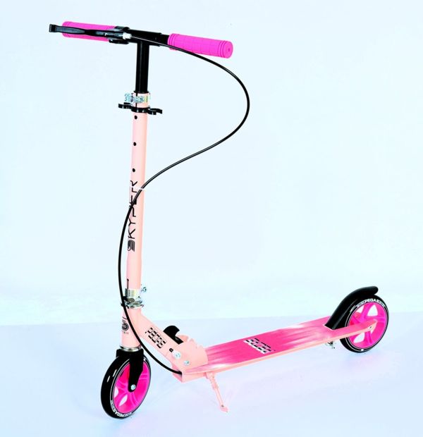 Дитячий двоколісний Самокат "Skyper Pegas" (PG-67180) сталева рама, ручне гальмо