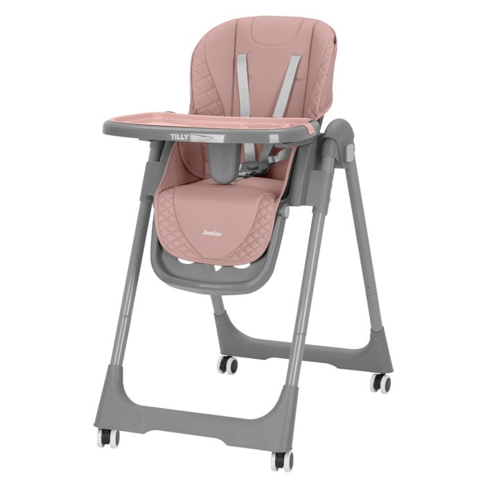 Дитячий Стілець для годування TILLY Junior (T-671 Dark Pink) складний