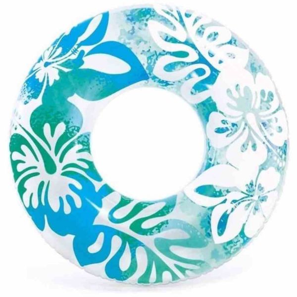 Надувний круг "Пальмове листя" 59251, 91 см Блакитний