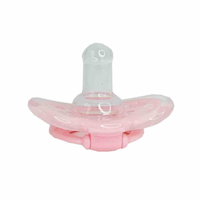 Дитяча силіконова пустушка MGZ-0517(Pink) кругла